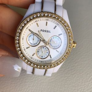 Fossil Watch (white)
